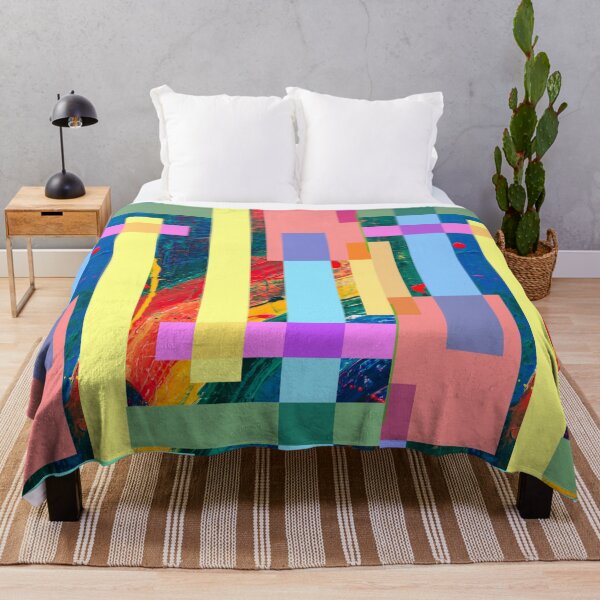 Item preview, Pastel colour geometric abstract pattern designed and sold by Delicarte.