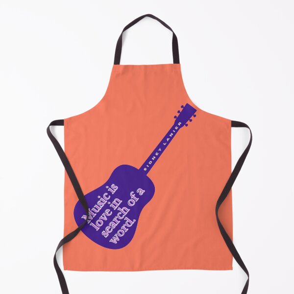 Item preview, Copy of Guitar art with Sidney Lanier quote: Music is love in search of a word designed and sold by artbleed.