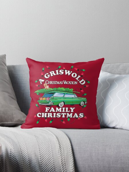 Christmas Vacation Pillows Cushions for Sale Redbubble