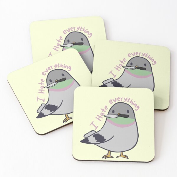Item preview, Cute Pigeon hates everything  designed and sold by Mayarart.