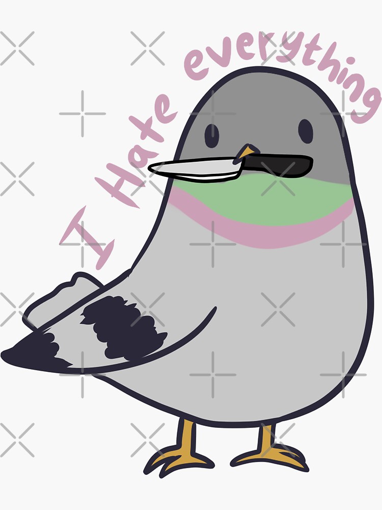 A Pigeon In A Puddle - Doodlewash®