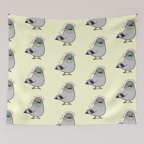 Item preview, Cute Pigeon hates everything  designed and sold by Mayarart.