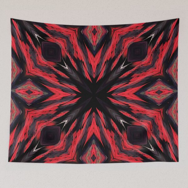 Item preview, red and black flash cross designed and sold by effervescence.