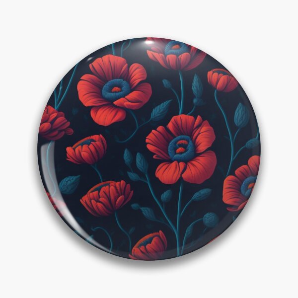 Item preview, Vector Seamless Pattern with Poppies Flowers - Repeating Floral Design for Fabric Art designed and sold by Davidara.
