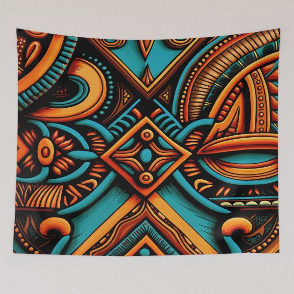 Artikelvorschau, Ein Design mit Motiven aus der afrikanischen Kultur entworfen und verkauft von ColorDesign38.