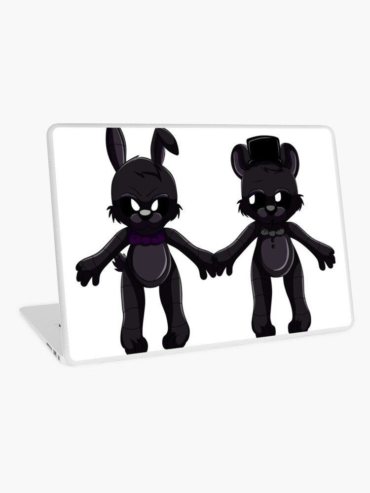 Five nights at Freddy Chibi Shadow Bonnie and Freddy Art Print