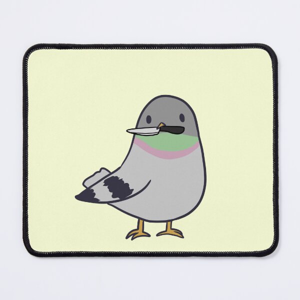 Item preview, Cute Pigeon with knife designed and sold by Mayarart.