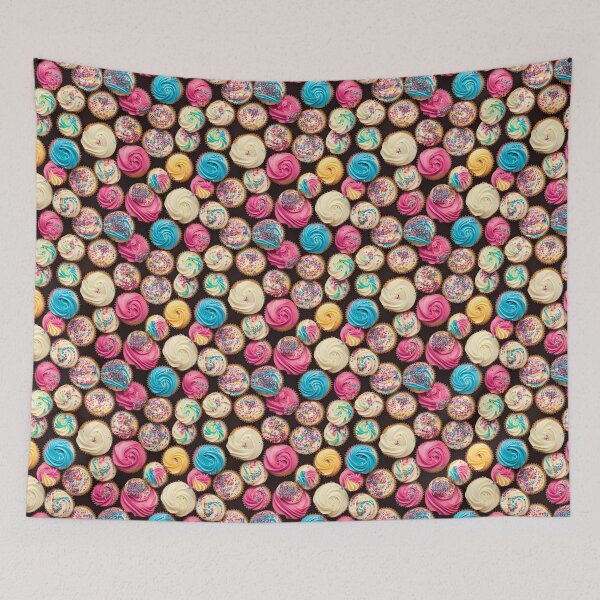 Item preview, Cup Cake Mix Pretty Frosting Swirled Pastel Water Colors Tiled Abstract designed and sold by Infinitelypink.