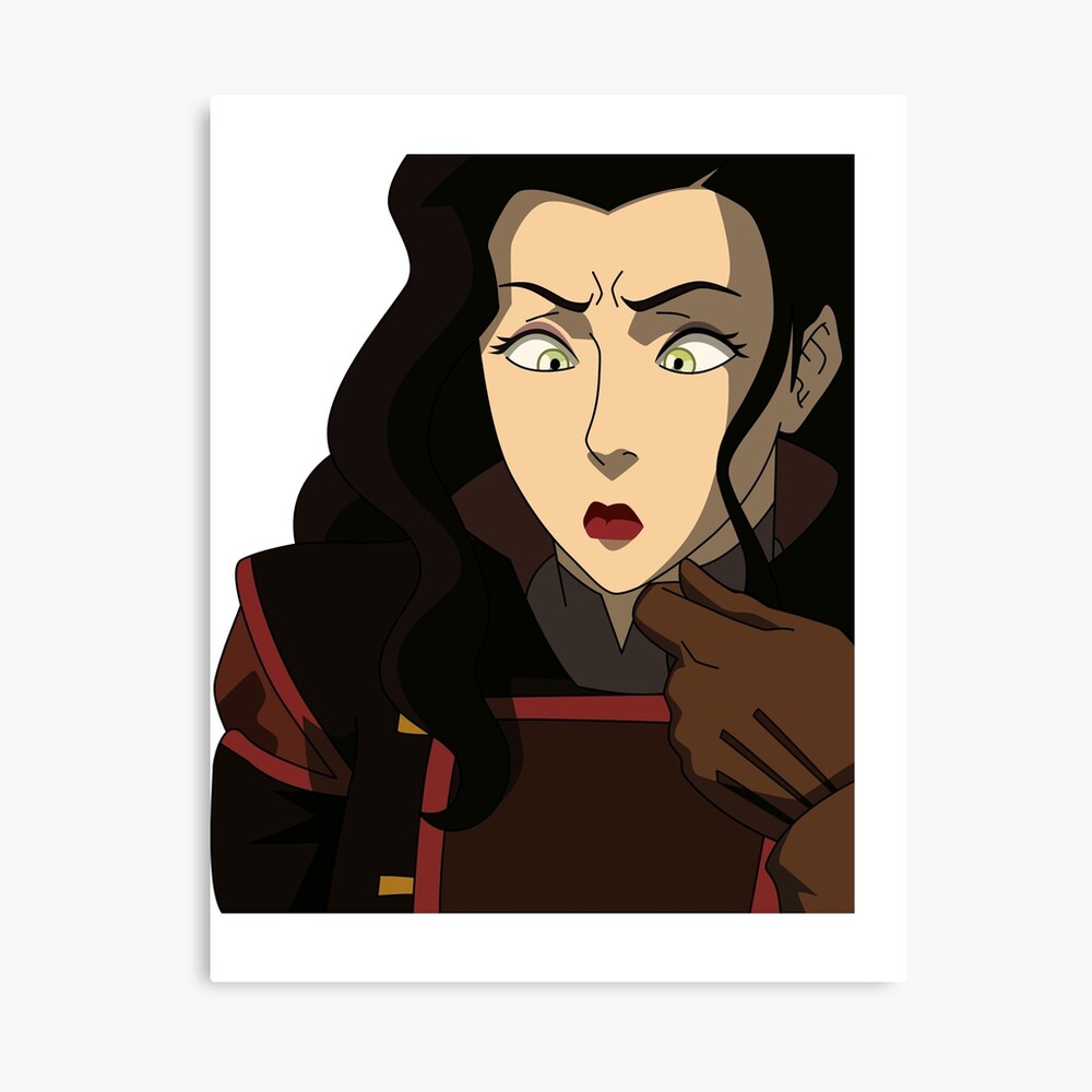 Poster for Sale mit Die Legende von Korra Asami Sato überraschte von  Diamanths | Redbubble