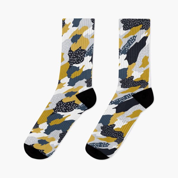 Item preview, Abstract Pop Pattern Slate and Mustard designed and sold by Blue-Banana.
