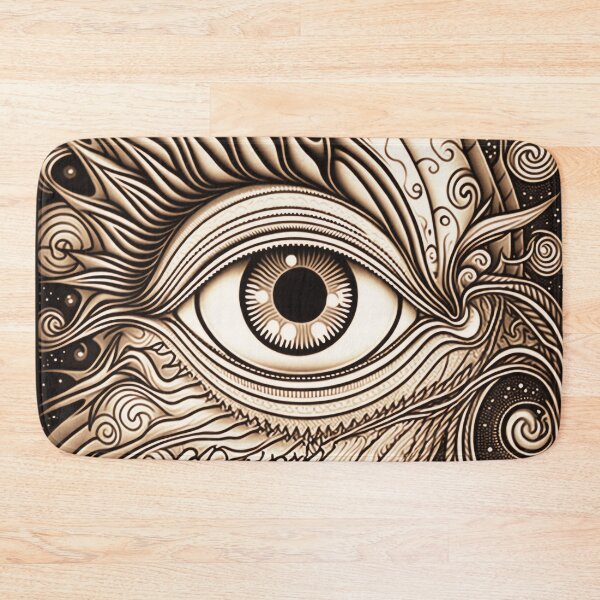 Item preview, Psychedelic Eye in B&W designed and sold by ConnerCreations.