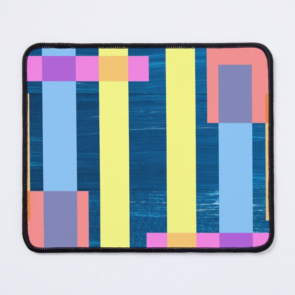 Item preview, Pastel coloured geometric abstract pattern designed and sold by Delicarte.