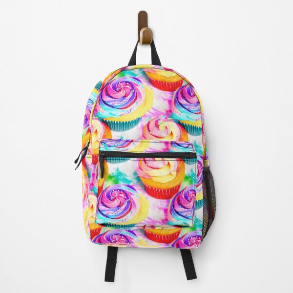 Item preview, Cup Cakes With Pretty Frosting Swirled Pastel Water Colors Tiled Abstract designed and sold by Infinitelypink.
