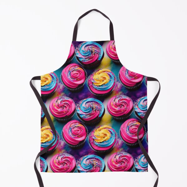Item preview, Cup Cakes With Pretty Frosting Swirled Colors Tiled Abstract designed and sold by Infinitelypink.