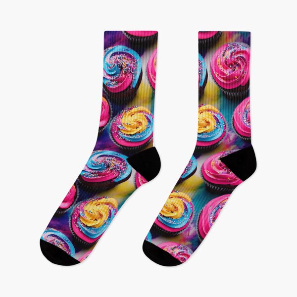 Item preview, Cup Cakes With Pretty Frosting Swirled Colors Tiled Abstract designed and sold by Infinitelypink.