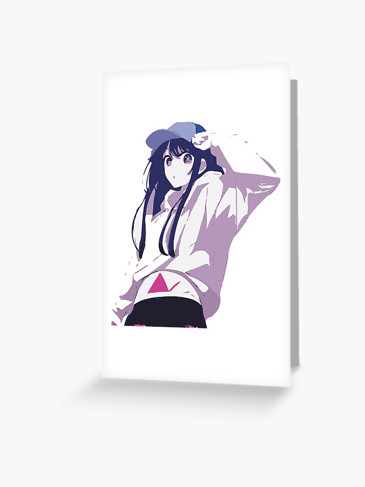 oshi no ko anime drawing Greeting Card by octinho