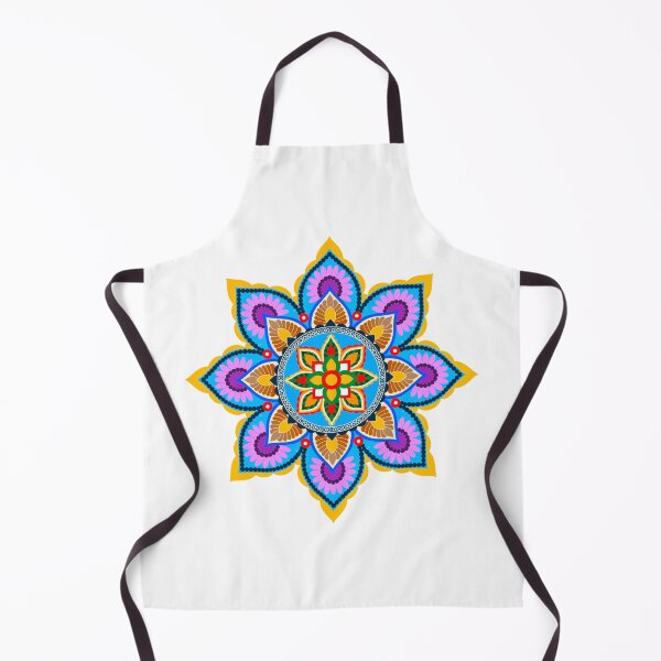 Item preview, Colorful vintage seamless pattern with floral and mandala elements. designed and sold by Apkdesigner.