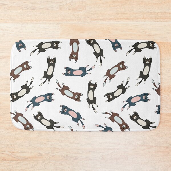 Item preview, Quirky Lying Colorful Cats designed and sold by artbybiyan.