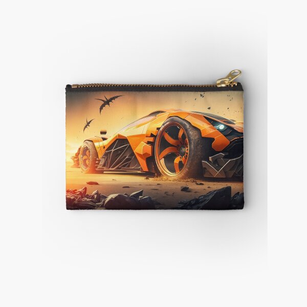 Item preview, Speedy Orange Supercar With A Bright Sunshine  designed and sold by ByDigitalDream.