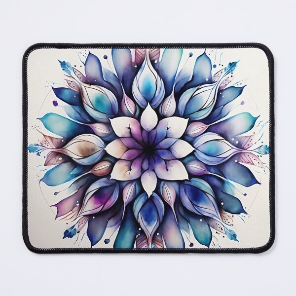 Item preview, Watercolor flower mandala, boho decor designed and sold by VeronicArt85.