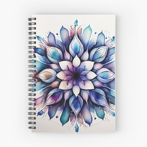 Item preview, Watercolor flower mandala, boho decor designed and sold by VeronicArt85.