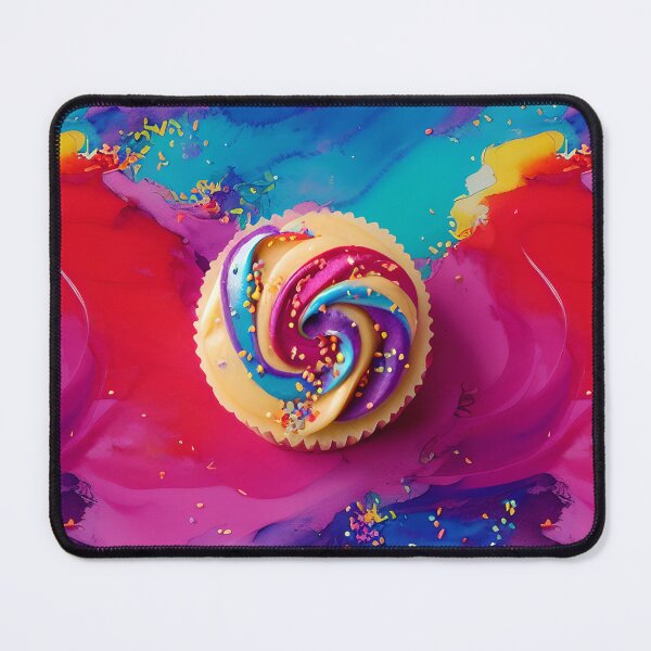 Item preview, Copy of Cup Cakes With Pretty Frosting Swirled Colors Tiled Abstract designed and sold by Infinitelypink.