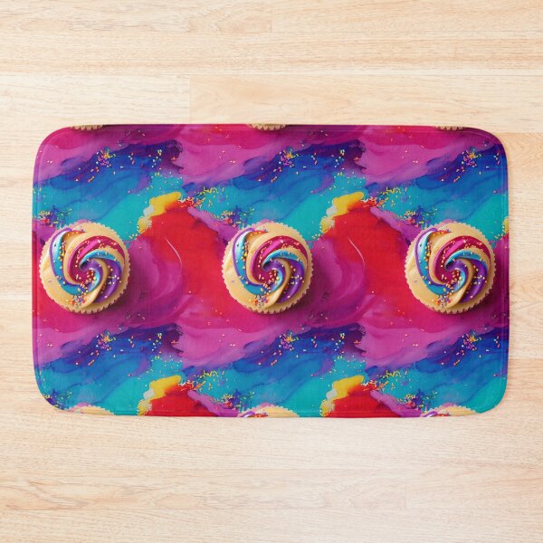 Item preview, Copy of Cup Cakes With Pretty Frosting Swirled Colors Tiled Abstract designed and sold by Infinitelypink.