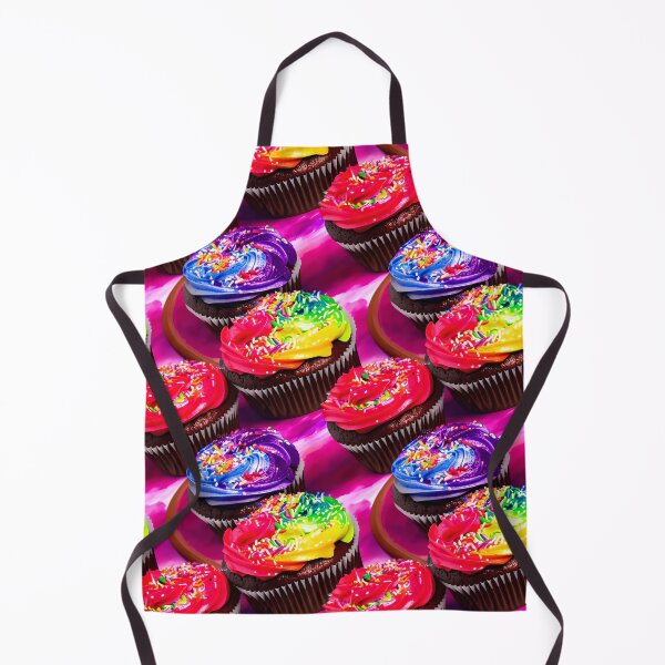 Item preview, Pattern Cup Cakes With Pretty Frosting Swirled Colors Tiled Abstract designed and sold by Infinitelypink.