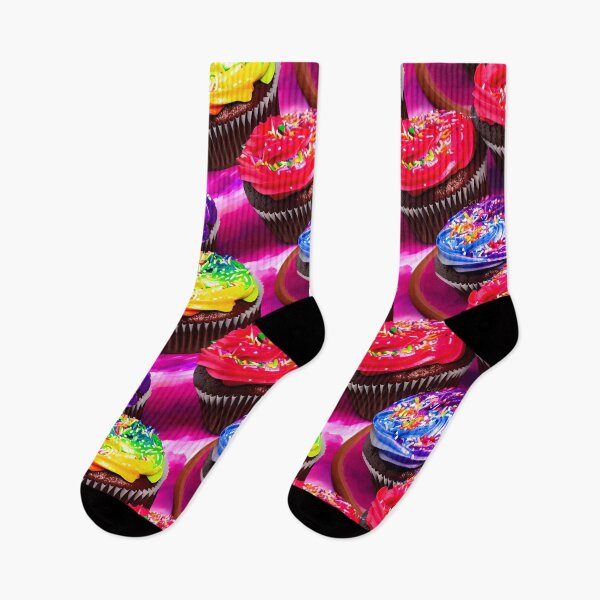 Item preview, Pattern Cup Cakes With Pretty Frosting Swirled Colors Tiled Abstract designed and sold by Infinitelypink.