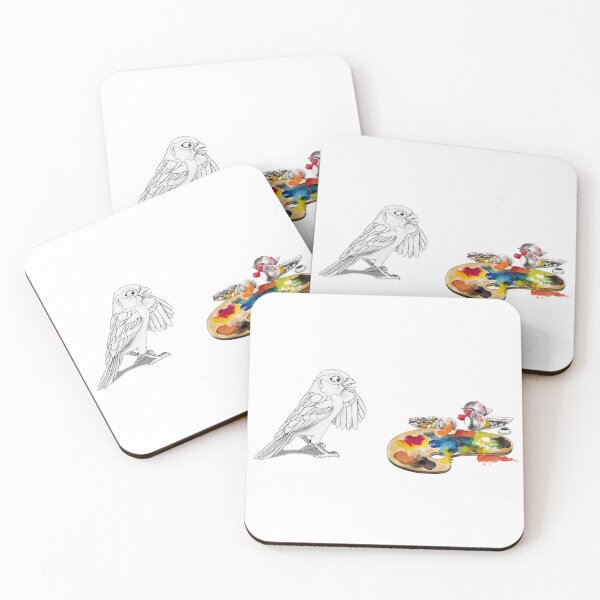 Item preview, Colours to choose from | Cartoon Bird Paint Color Palette  designed and sold by Snootrac.