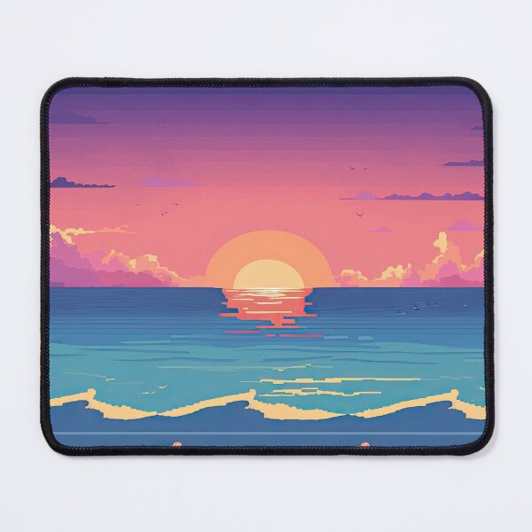 Item preview, Horizon Océan Coucher de soleil designed and sold by Nerdesigns  - www.linkit.blog.