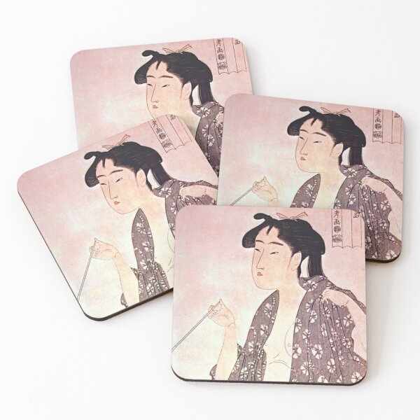 Item preview, Kitagawa Utamaro Japanese artist and painting artworks for sales designed and sold by EditorArt.