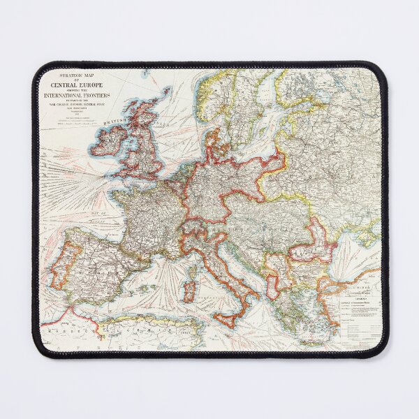 Item preview, Central Europe Map 1917 designed and sold by colourfind.