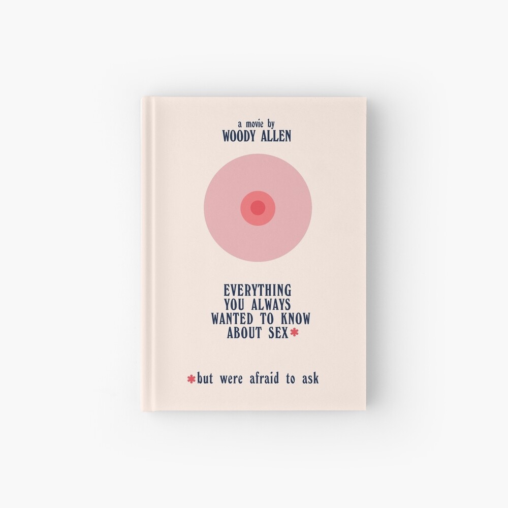 Minimal movie poster for Everything you always wanted to know about sex,  Woody Allen movie, classic hollywood film, alternative print 