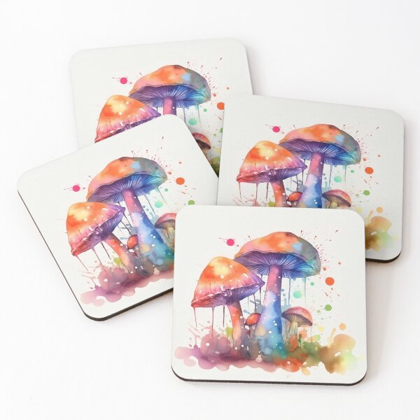 Artikelvorschau, Magic Mushroom Wasserfarbe entworfen und verkauft von shanifos.