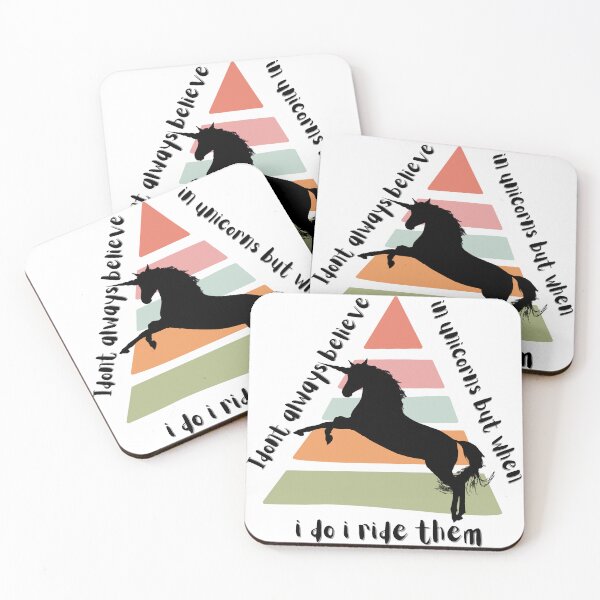 Item preview, i dont always believe in unicorns but when i do i ride them designed and sold by RokaaShop.