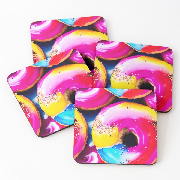 Item preview, Pattern Donuts With Swirled Color Frosting Tiled Abstract designed and sold by Infinitelypink.