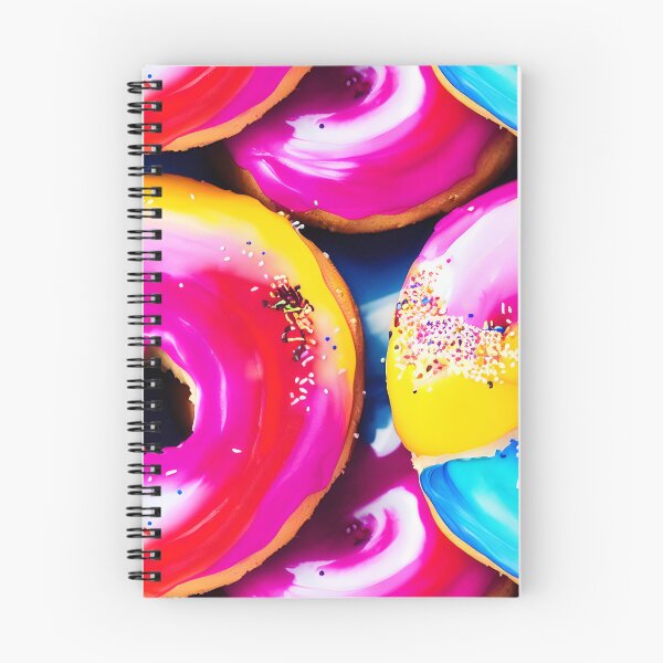 Item preview, Pattern Donuts With Swirled Color Frosting Tiled Abstract designed and sold by Infinitelypink.