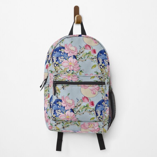 Item preview, Magnolia flowers chinoiserie designed and sold by SophieClimaArt.