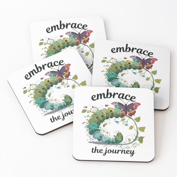 Item preview, Embrace the Journey - Caterpillar to Butterfly designed and sold by CosmiaDesigns.