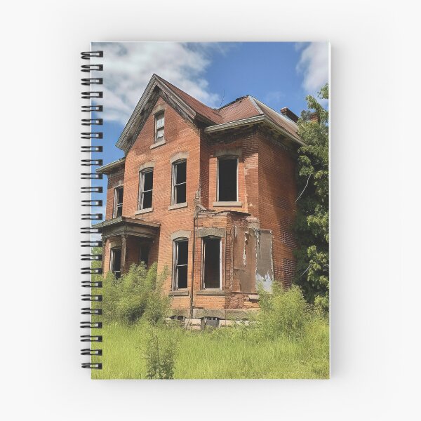 Item preview, Tranquil Retreat: Vintage Two-Story House with Scenic Green Fields designed and sold by FireScreen.