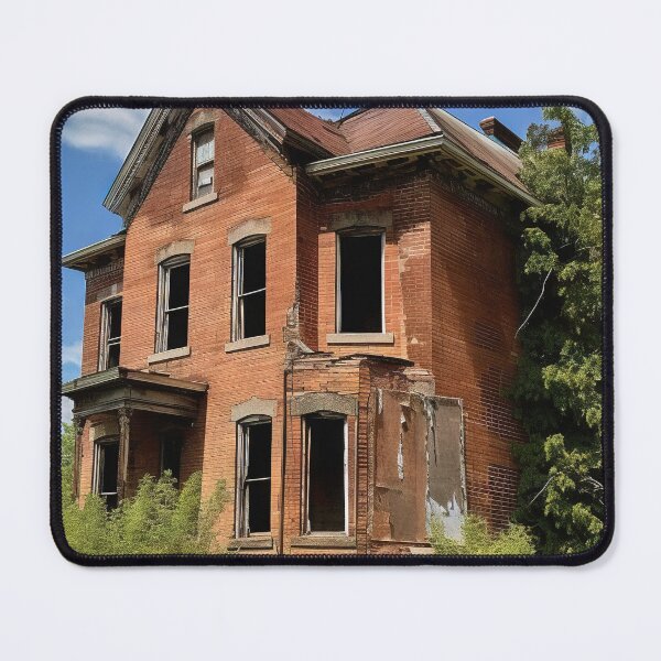 Item preview, Tranquil Retreat: Vintage Two-Story House with Scenic Green Fields designed and sold by FireScreen.
