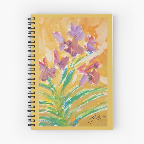 Item preview, Small Purple Orchids (Original Painting) designed and sold by Radon86.