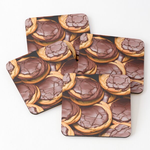Item preview, Pattern of Delicious Chocolate topped Cookies designed and sold by Infinitelypink.