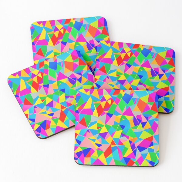 Item preview, Colourful abstract triangles designed and sold by Oleksandr Ivanochko.