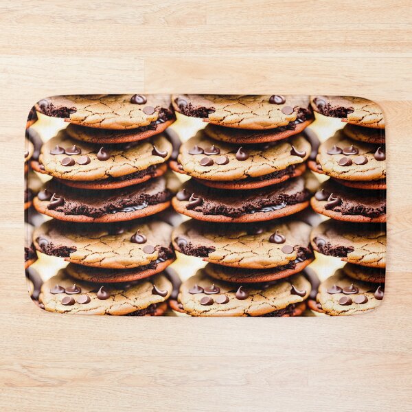Item preview, Pattern of Delicious Double Chocolate Chip Cookies designed and sold by Infinitelypink.