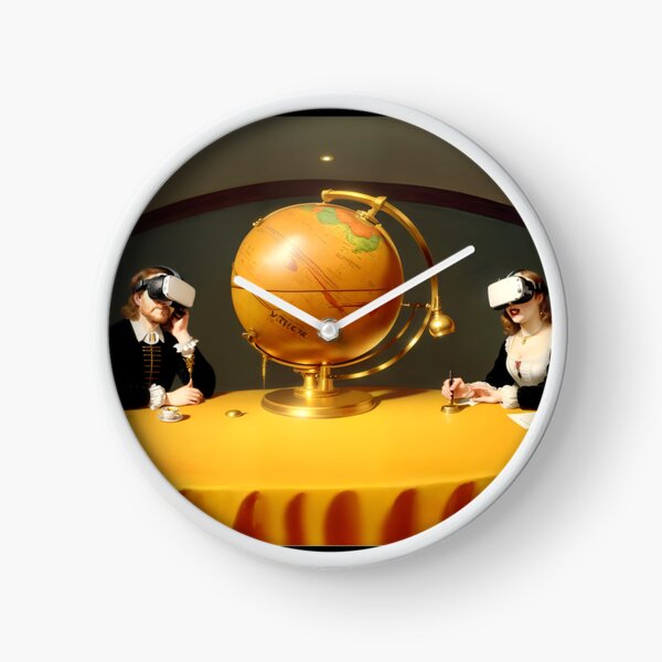 Scientists From Virtual Reality With Knowledge Of Planet Named Earth Clock
