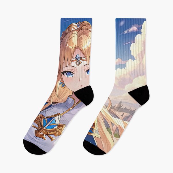 Item preview, Blonde anime elven princess in garden designed and sold by RK - Shop.