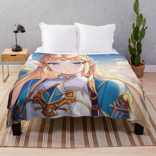 Item preview, Blonde anime elven princess in garden designed and sold by RK - Shop.