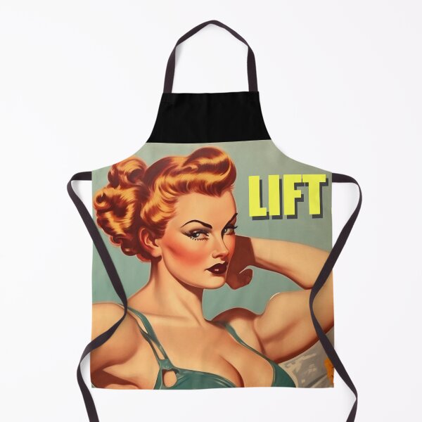 Item preview, Muscle Pin Up Girl Workout Design: LIFT designed and sold by MinimusDesigns.